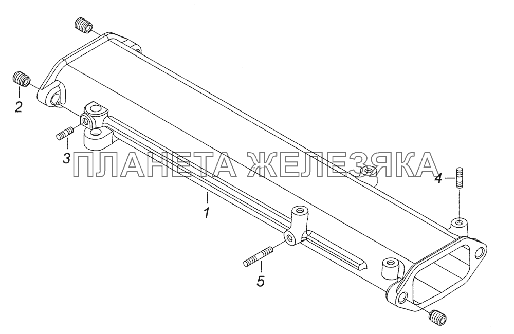 7406.1115122-10 Труба подводящая КамАЗ-6522 (Euro-2, 3)